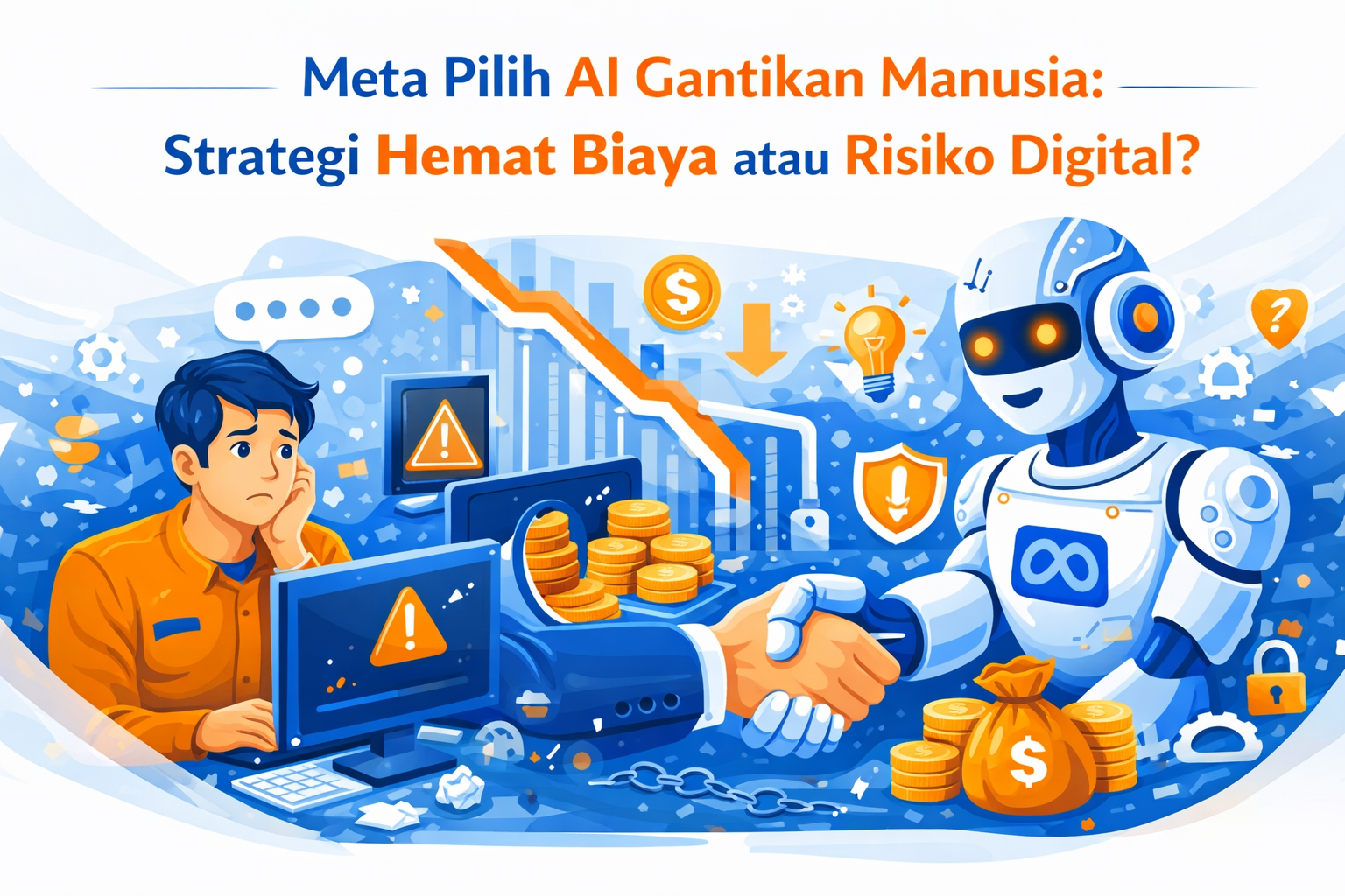 Meta Pilih AI Gantikan Manusia: Strategi Hemat Biaya atau Risiko Digital?