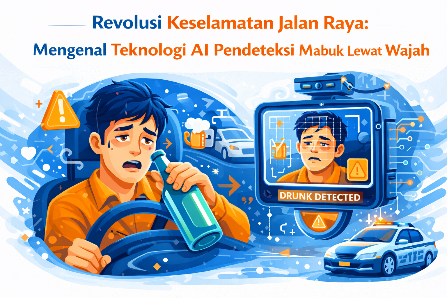 Revolusi Keselamatan Jalan Raya: Mengenal Teknologi AI Pendeteksi Mabuk Lewat Wajah